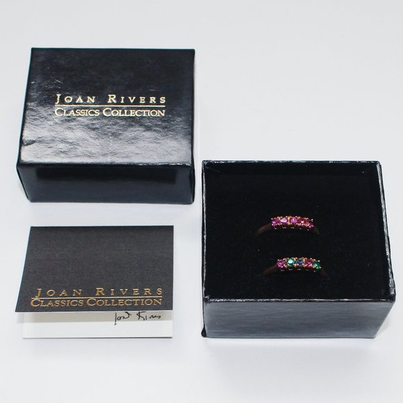 Joan Rivers Shades of Simulated Tourmaline - Picture 2 of 3